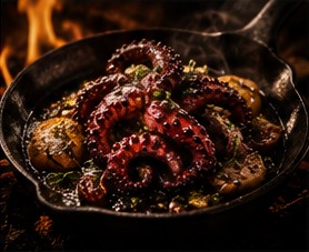 Fire-Grilled Octopus